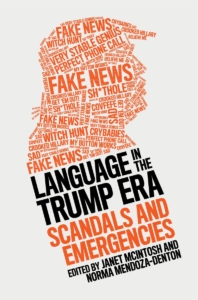 book cover of language in the trump era