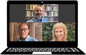 Professors Aomar Boum, Jason Throop, and Erin Debenport